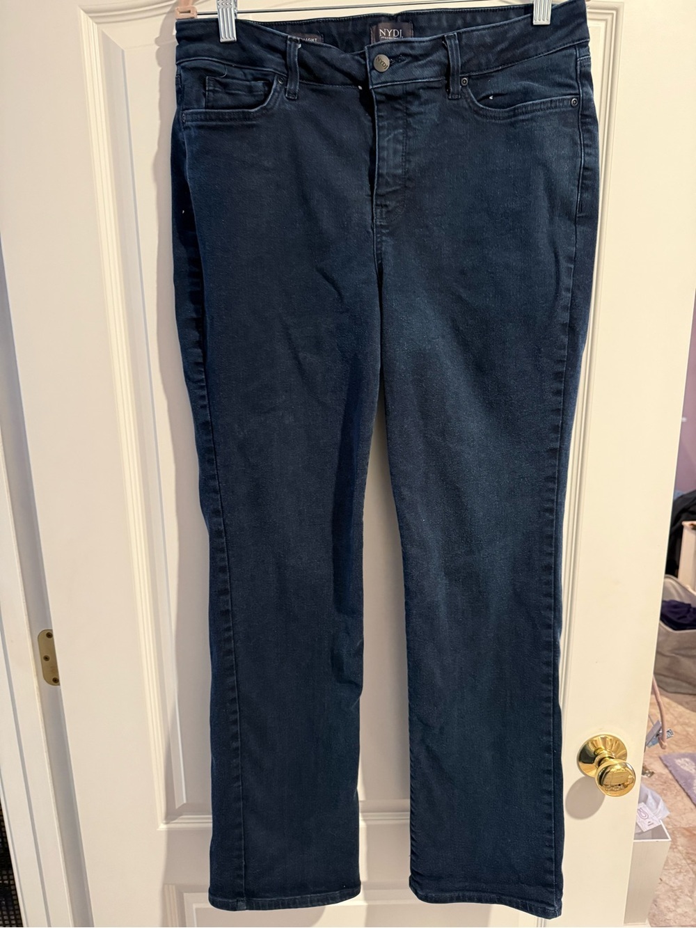 NYDJ Marilyn Straight Leg Jeans Size 14